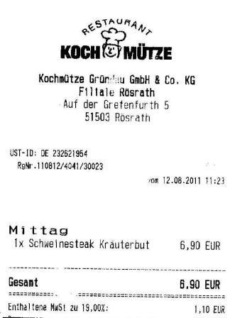 ddat Hffner Kochmtze Restaurant